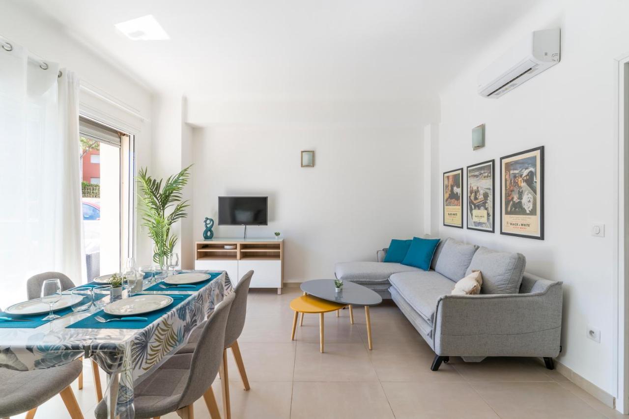 Le Grand Large - Appt Proche Plage Антиб Екстериор снимка